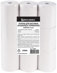 Чековая лента BRAUBERG 110887, 9 шт.