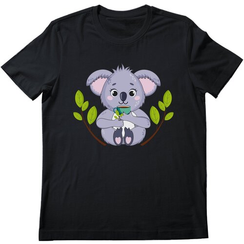 фото Футболка roly, размер s, черный