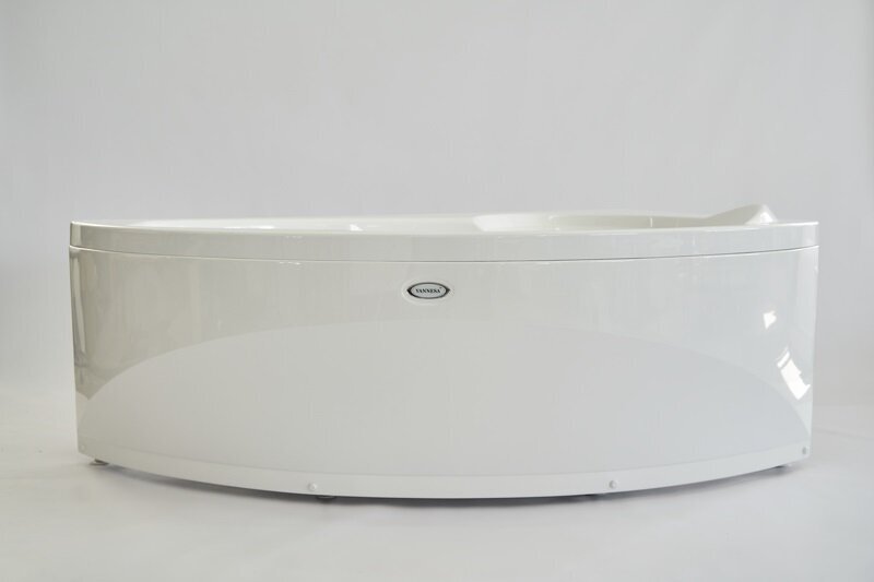 фото Акриловая ванна Радомир Варна 165х105 правая, каркас, фронтальная панель