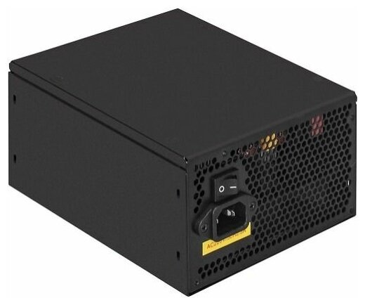 Блок питания ATX Exegate 450PPX EX221640RUS 450W RTL, black, APFC, 14cm, 24p+(4+4)p, PCI-E, 4*IDE, 5*SATA, FDD