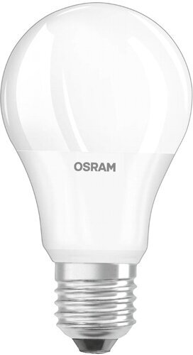 Лампа OSRAM LED Star E27 A60 10Вт, светодиодная LED, 1055 лм, эквивалент 100Вт, нейтральный свет 4000К