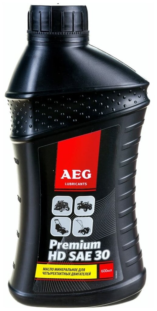 Масло моторное AEG 4-х т. минеральное 600мл Premium HD SAE 30 0.6 литра