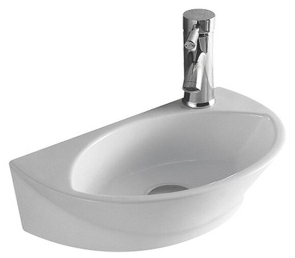 Раковина для ванной подвесная CeramaLux 7717X без перелива - фотография № 7