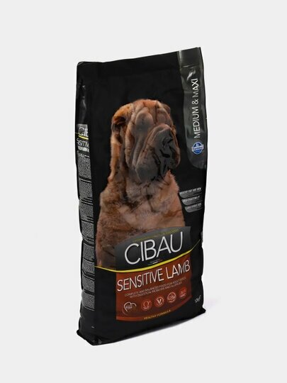 Сухой корм для собак Farmina Cibau Sensitive Lamb Medium & Maxi 2,5 кг - фото №2