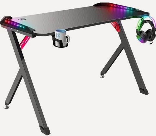 Изображение товара Игровой стол Defender Spirit RGB подсветка черный