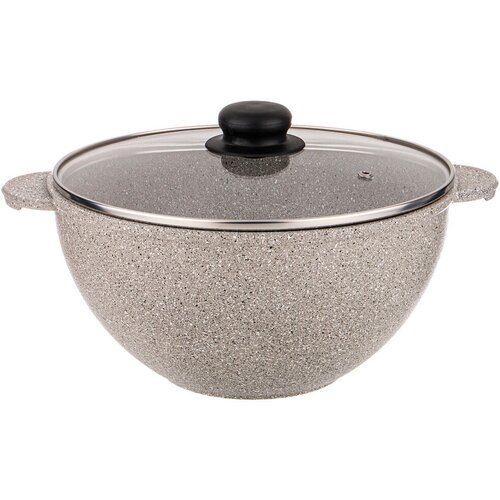 Казан со стеклянной крышкой Agness Арктик, 4 л (899-221)