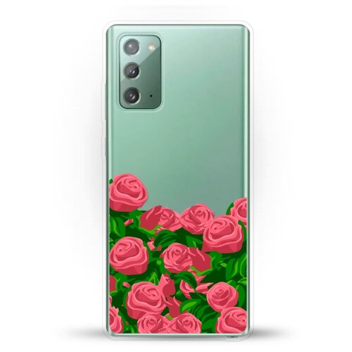 фото Силиконовый чехол розы на samsung galaxy note 20 andy & paul