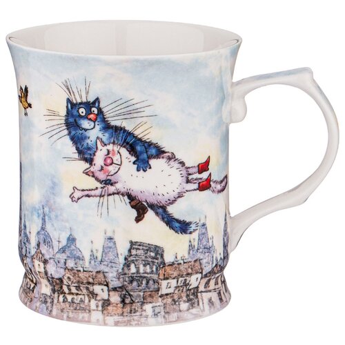 фото Lefard кружка шагал 104-700 420 мл белый/синий