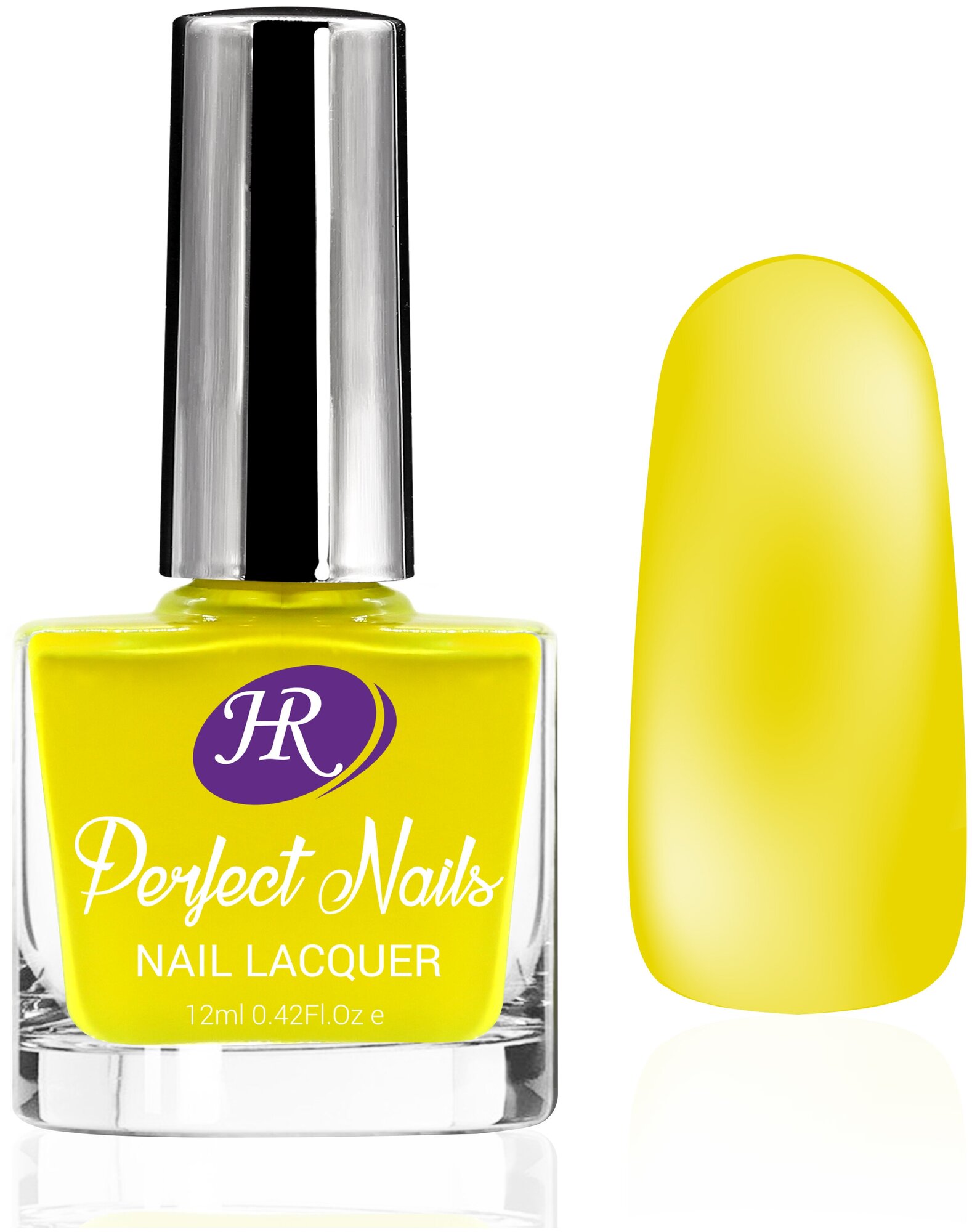 Лак для ногтей Holy Rose "Perfect Nails" тон №05 жёлтый, 12 мл