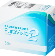 Контактные линзы Bausch & Lomb PureVision 2 HD, 6 шт., R 8,6, D +2,25, бесцветный, 1 уп.