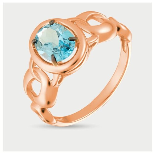 фото Кольцо золотое с топазом (17,5 / 2,68 / 4500000504455) gold center