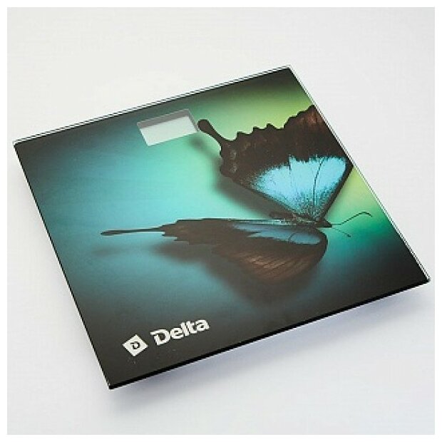 Весы напольные DELTA D-9227/1 рисунок 'бабочка'