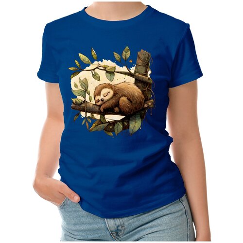 фото Футболка roly, размер l, синий