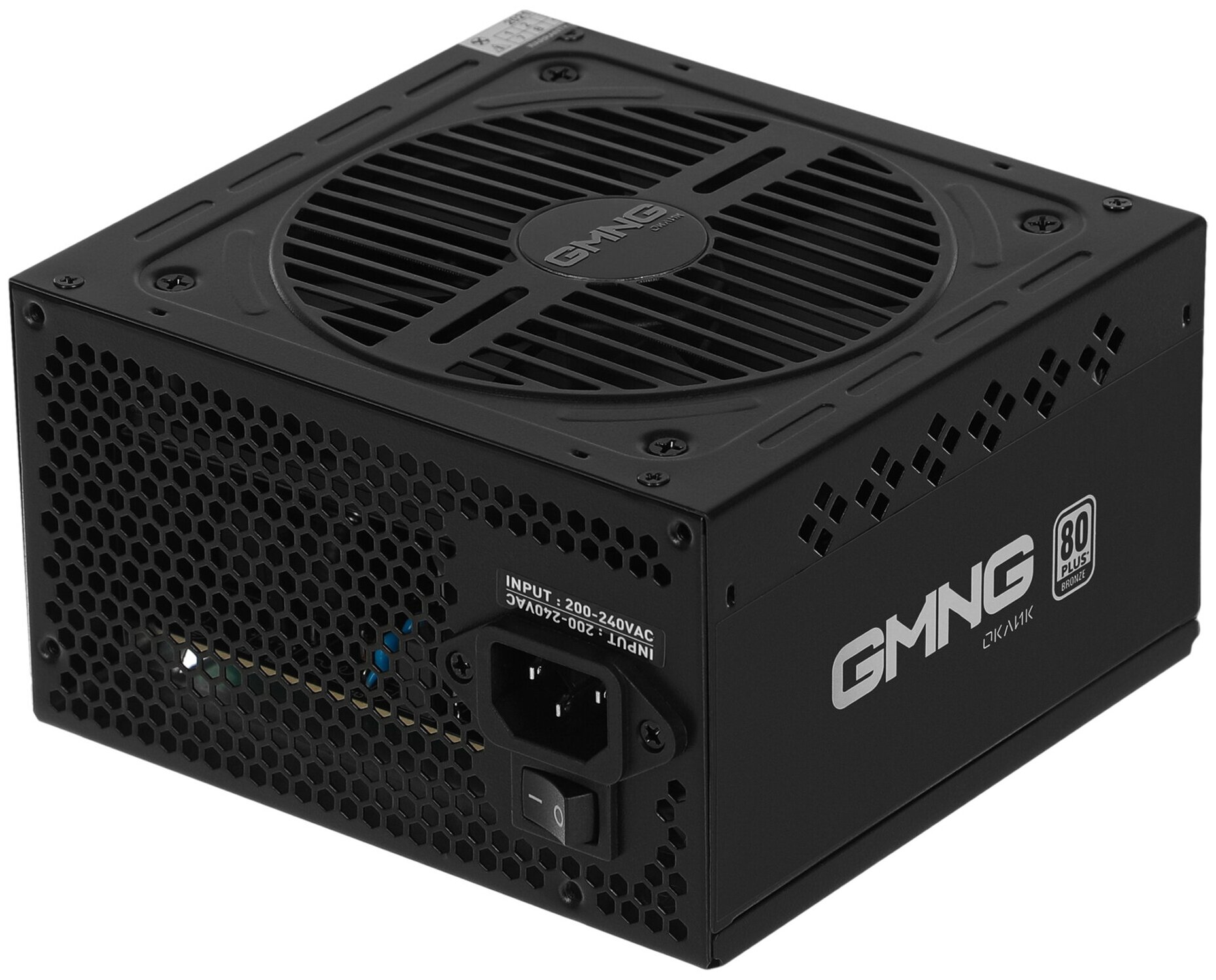 Блок питания 750W ATX GMNG PSU-750W-80BR 80+ bronze (24+4+4pin) APFC 120mm fan 6xSATA RTL