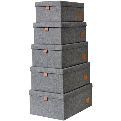 Набор из 5 коробок - футляров для хранения, Store It, арт. 676782