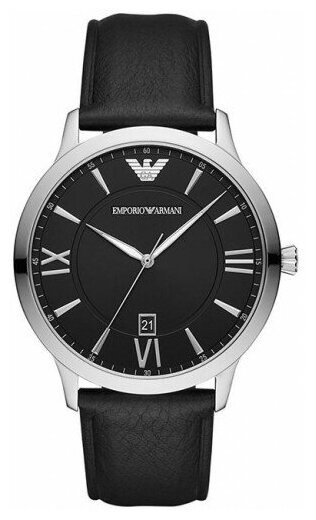 Наручные часы EMPORIO ARMANI Giovanni, серебряный, черный