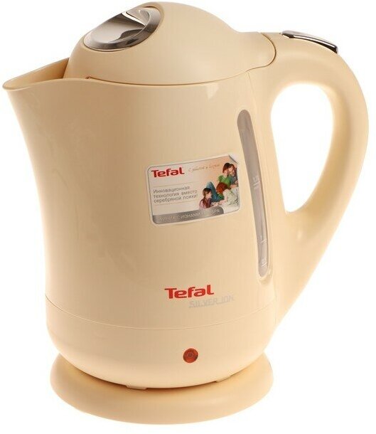 Чайник электрический Tefal BF925232, пластик, 1.7 л, 2400 Вт, бежевый