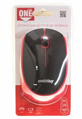 Беспроводная мышь SmartBuy SBM-368AG-KR Red