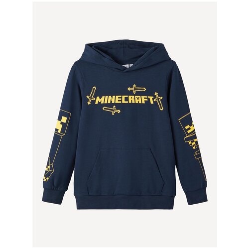 фото Name it, джемпер-толстовка для мальчика, цвет: черный, размер: 116