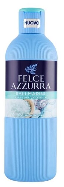 Гель для душа и пена для ванн Felce Azzurra Sea salt, 650 мл