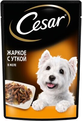 Cesar Паучи для взрослых собак жаркое с уткой в желе 85г 10222851 0,085 кг 43493 (2 шт)