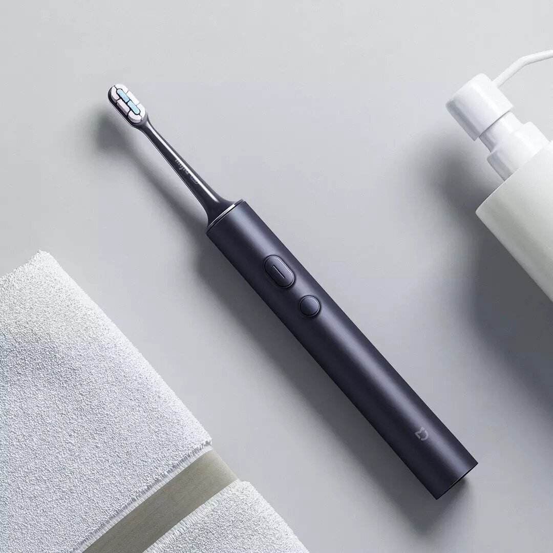 Электрическая зубная щетка Xiaomi Electric Toothbrush T700. звуковая, 39600 пульс/мин, чёрная