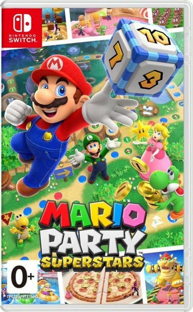 Игра Mario Party Superstars (Nintendo Switch видеоигра, русская версия)