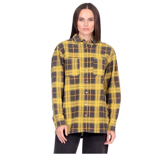 фото Рубашка rip curl drake ls check shirt, цвет 9769 washed mustard, размер s