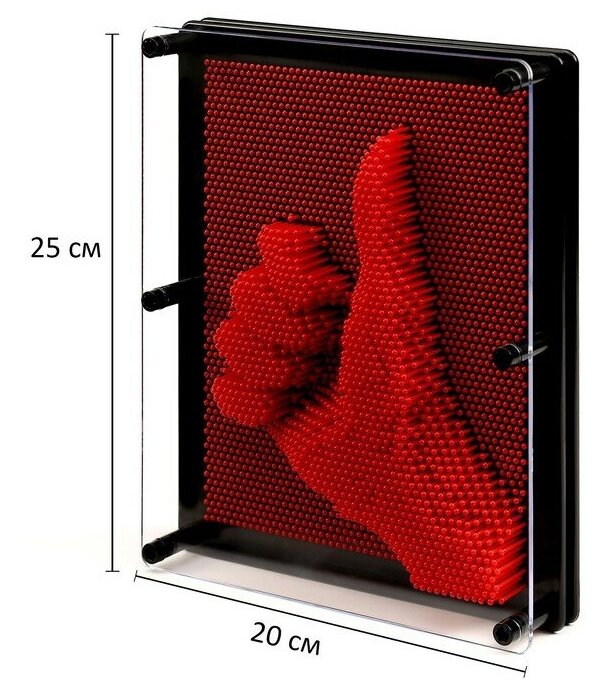 Экспресс-скульптор "PinART", 20 х 25 см, красный