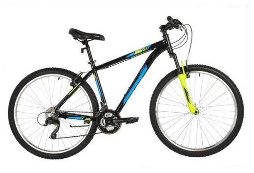 Велосипед FOXX Atlantic 27.5 (2021), горный (взрослый), рама 18", колеса 27.5", черный, 15кг [27ahv.