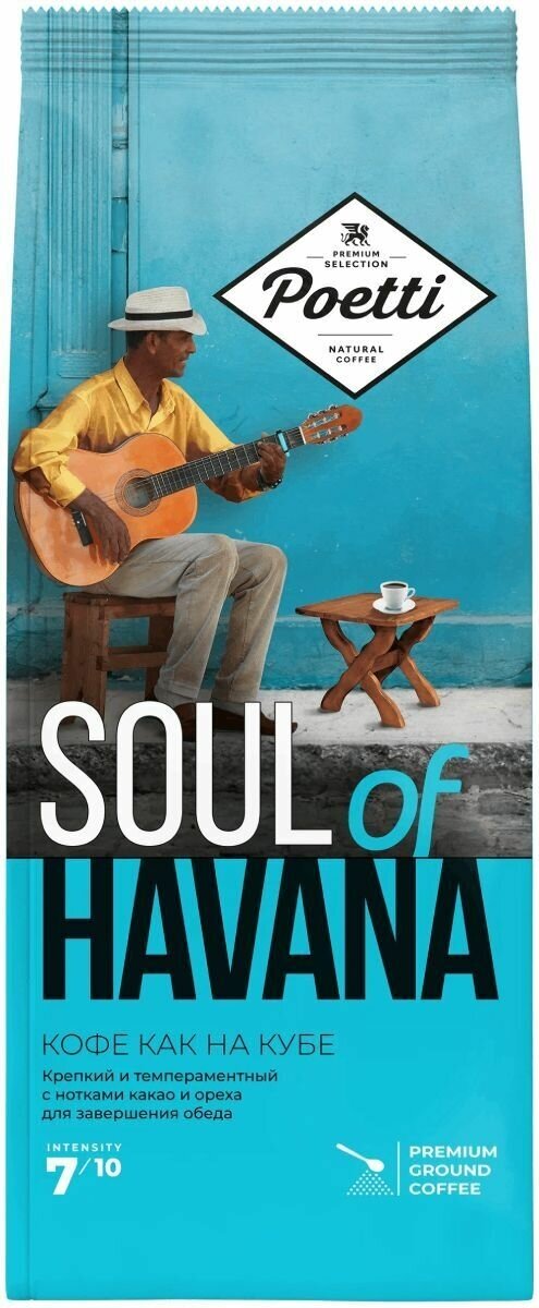 Кофе Poetti Soul of Havana молотый, 200г - фотография № 6