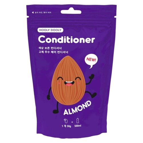 Кондиционер твердый Hooly Dooly, для сохранения цвета окрашенных волос, Миндаль, 50 г