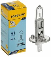 Лампа автомобильная Clearlight LongLife, H1, 12 В, 55 Вт