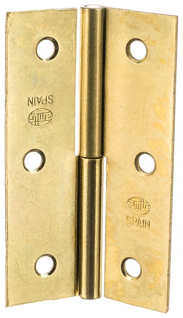 Петля мебельная карточная съёмная правая Amig 540,70х45 мм, сталь, цвет золото - фото №1