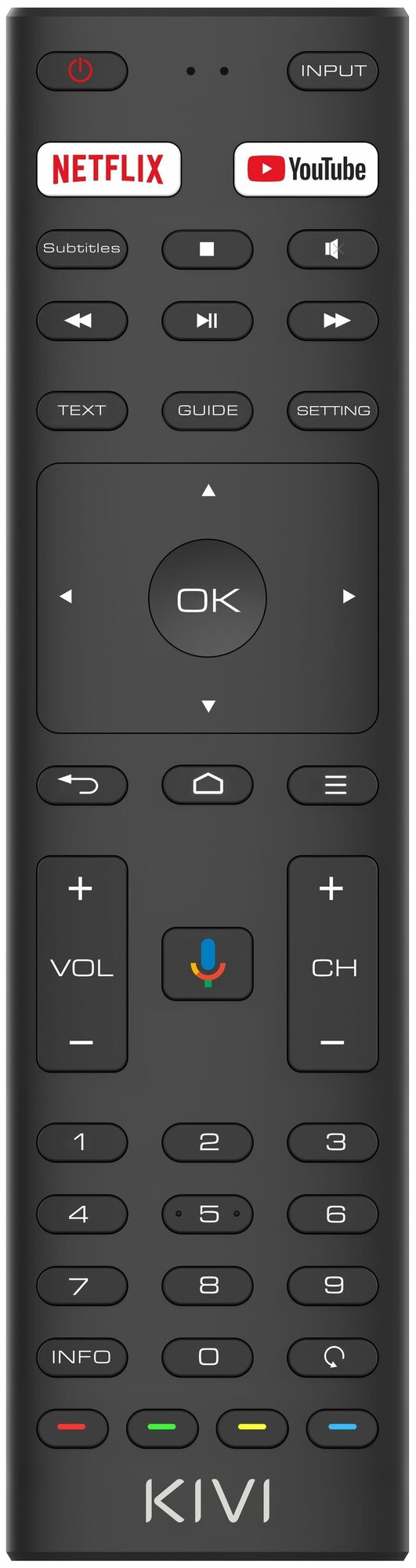 Телевизор Kivi Android TV 55U740NB, 55", LED, 4K Ultra HD, черный - фото №5