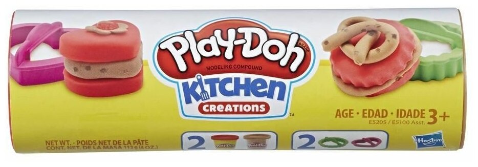 Play-Doh Игровой набор для лепки Мини-сладости E5205/E5100