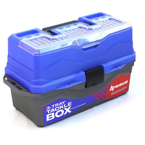 Ящик для снастей Tackle Box трехполочный NISUS синий (MB-BU-12)