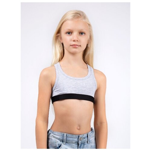 фото Бюстгальтер mor размер 164-170, серый меланж