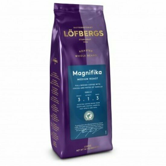 Lofbergs Кофе в зернах Lofbergs Magnifika 400 гр