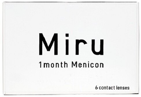 Контактные линзы MIRU 1 Month Menicon Кривизна 8.6, Ежемесячные, -4.25/8.6, 6 шт