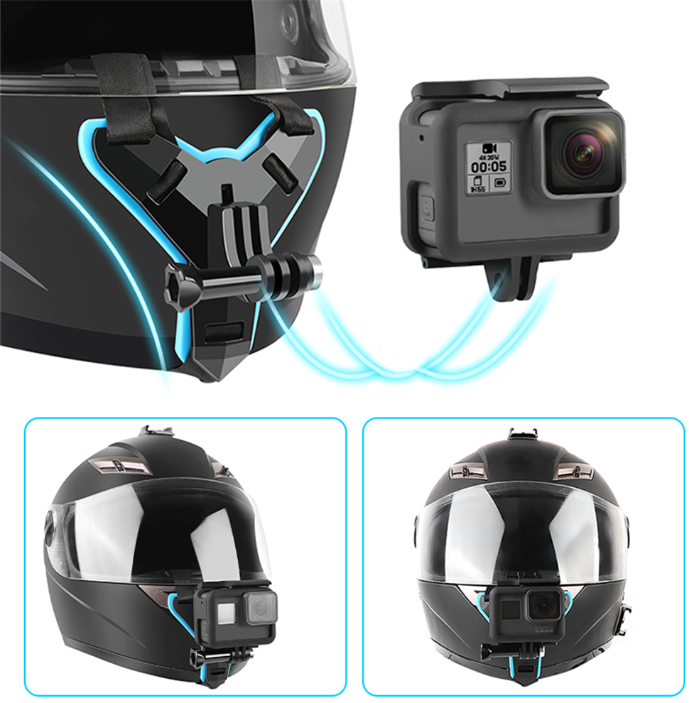 Универсальное крепление на шлем для экшн-камер GoPro DJI Isnta360 SJCAM