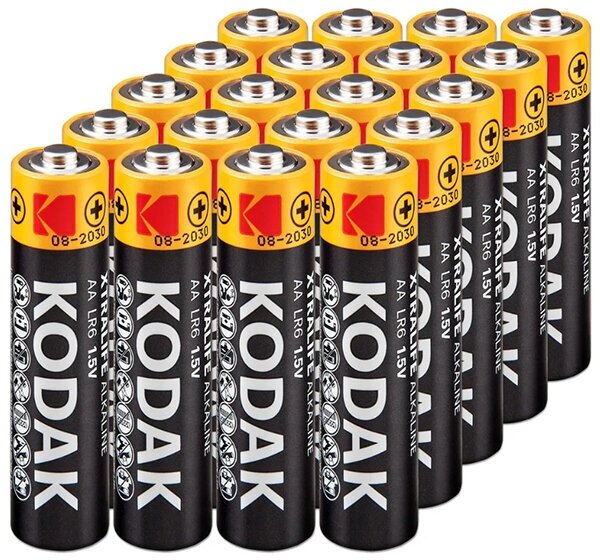 Батарейки Kodak XTRALIFE AA R06 20шт щелочная (alkaline)