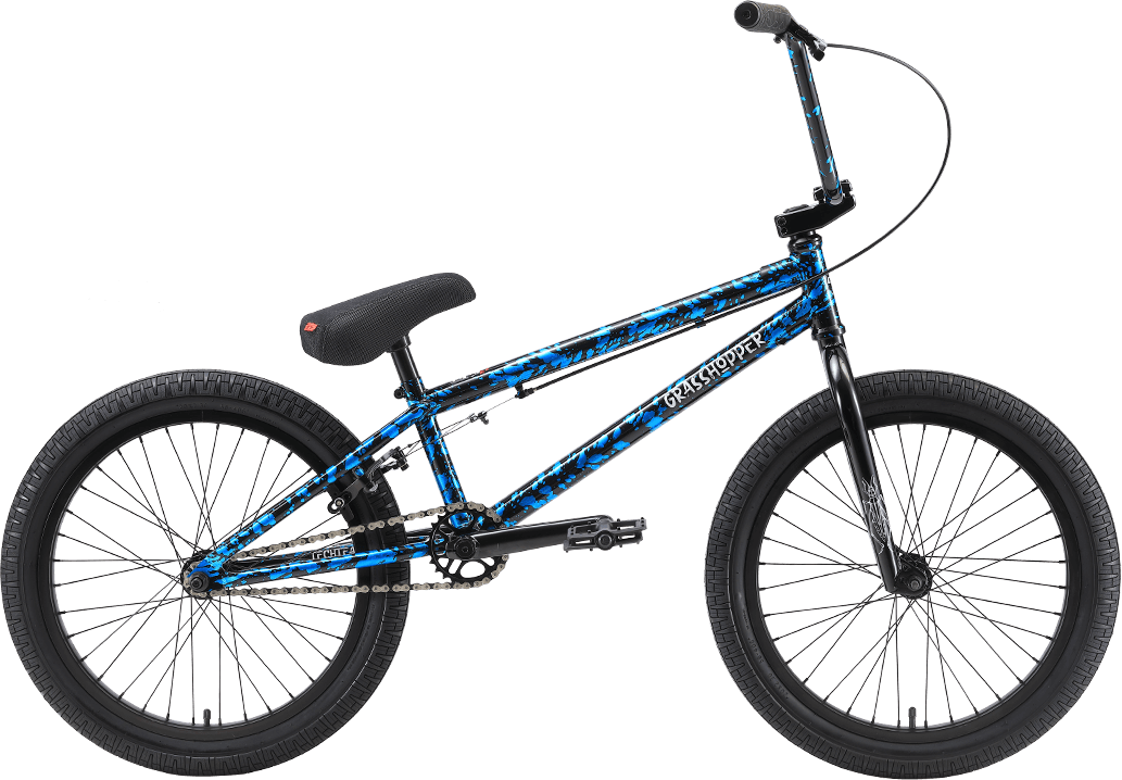 Велосипед BMX Tech Team Grasshopper 20" 2022 сине-черный