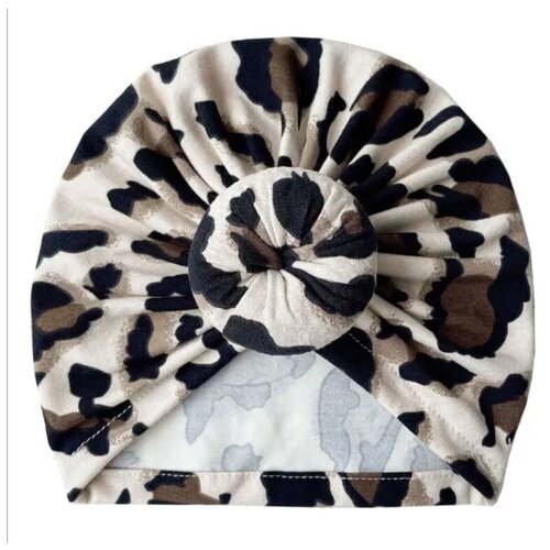 фото Шапка , размер 44-50, бежевый fedor accessories