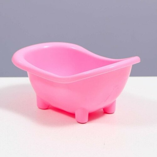Ванночка для хомяков, 15,5 х 8,5 см, розовая ванночка детская бамбино розовая с804рз