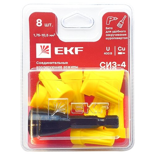 фото Зажим сиз ekf сиз-4, 8 шт
