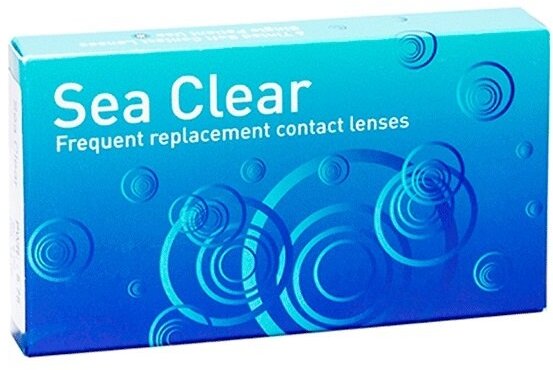 Контактные линзы Gelflex Sea Clear 6 шт, 3 мес, R 8.6, D -3,75