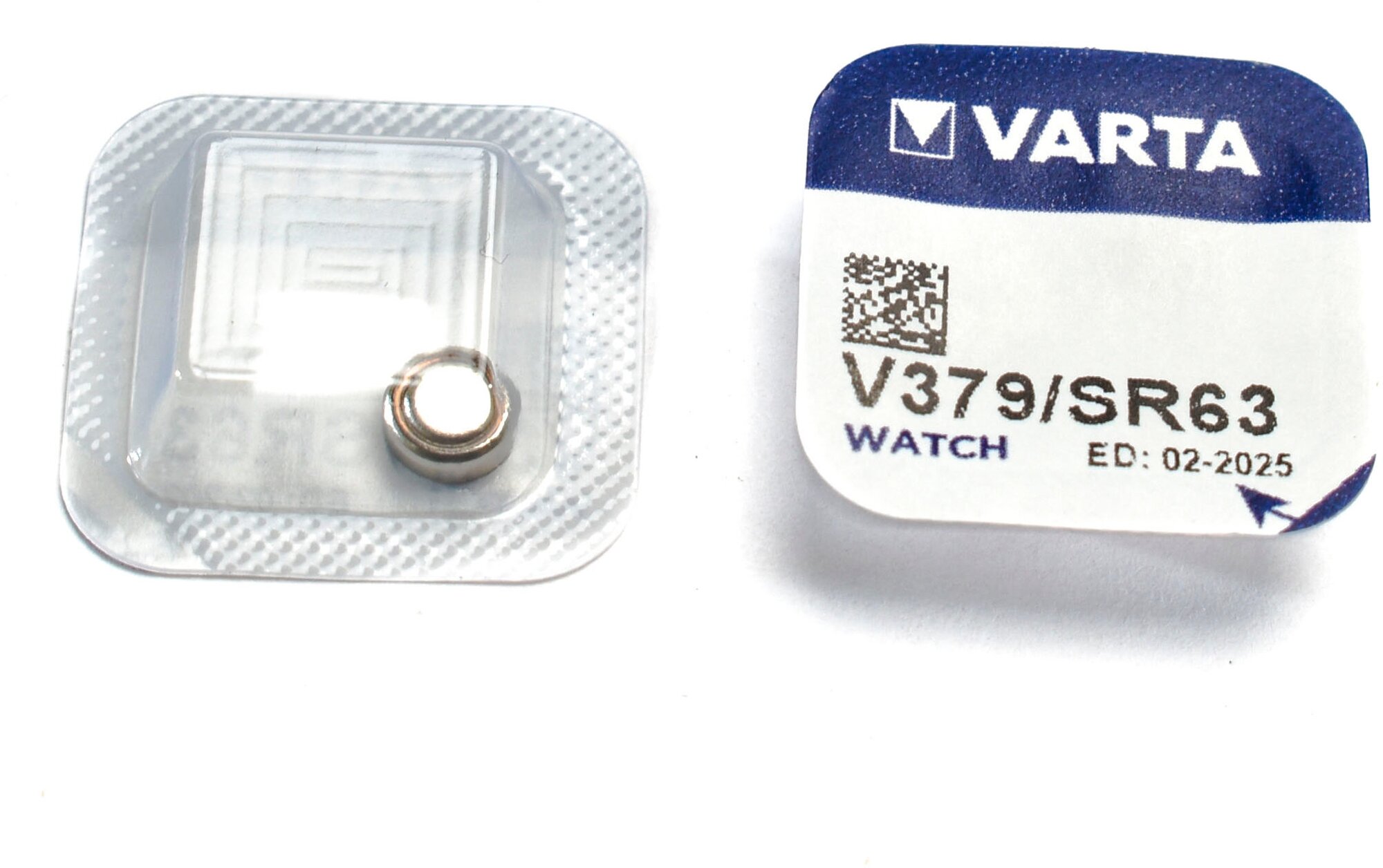 Батарейка для часов VARTA V379 / SR63 BL1 (блистер 1шт)