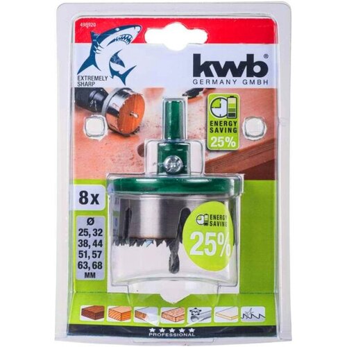 Коронка пильная kwb 8шт 4477₽