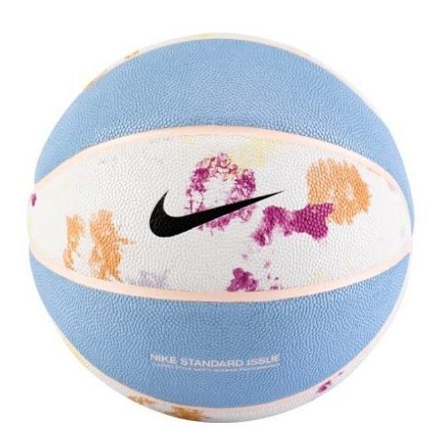 Баскетбольный мяч Nike бело-голубой, размер 7